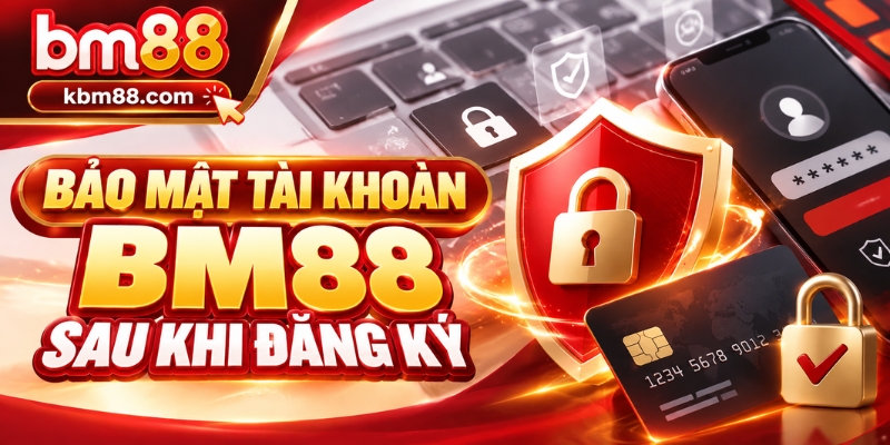 Bảo mật tài khoản BM88 sau khi đăng ký