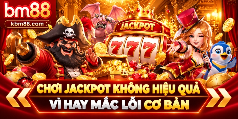 Chơi Jackpot không hiệu quả vì hay mắc lỗi cơ bản