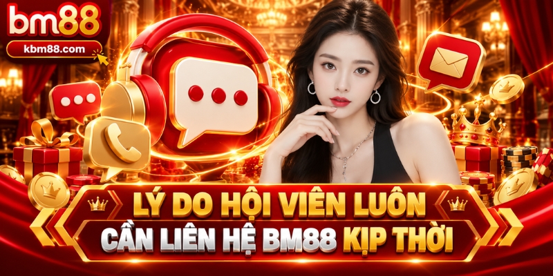 Lý do hội viên luôn cần liên hệ BM88 kịp thời