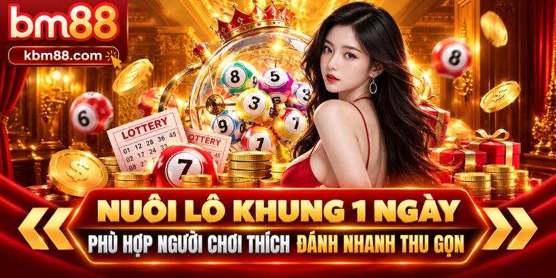 Nuôi lô khung 1 ngày phù hợp người chơi thích đánh nhanh thu gọn
