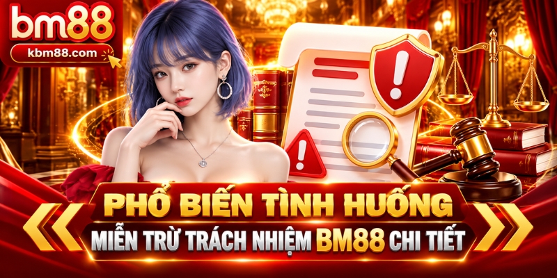 Phổ biến tình huống miễn trừ trách nhiệm BM88 chi tiết