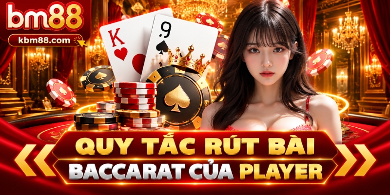 Quy tắc rút bài Baccarat của Player